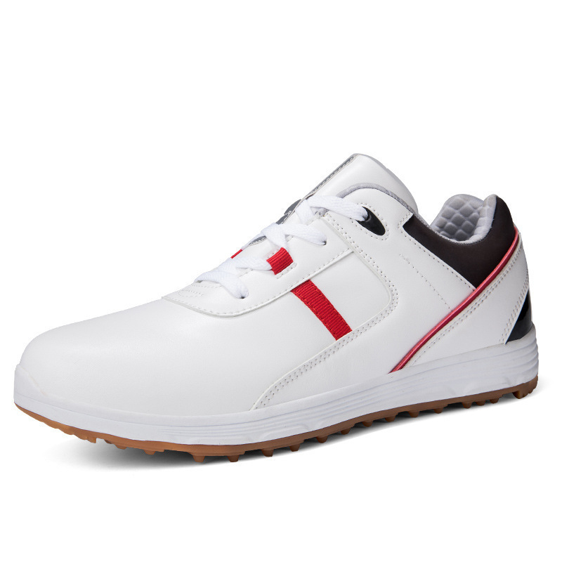 Plus-Size Men Spiked Outdoor Golf Shoes Synthetic High Traction Stability Golfing Footwear Professional OEM ODM