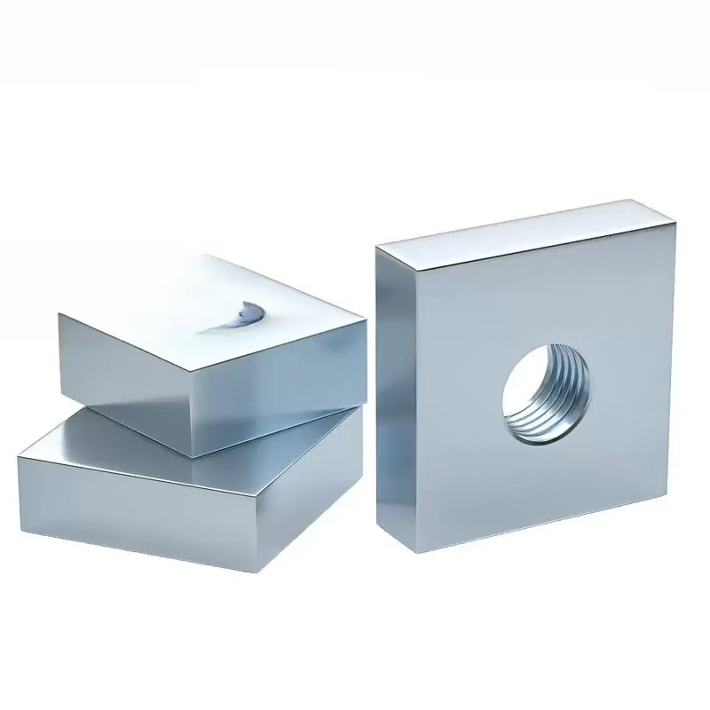 Durable Square Nut Accessories with Galvanized Square Screw Cap Support