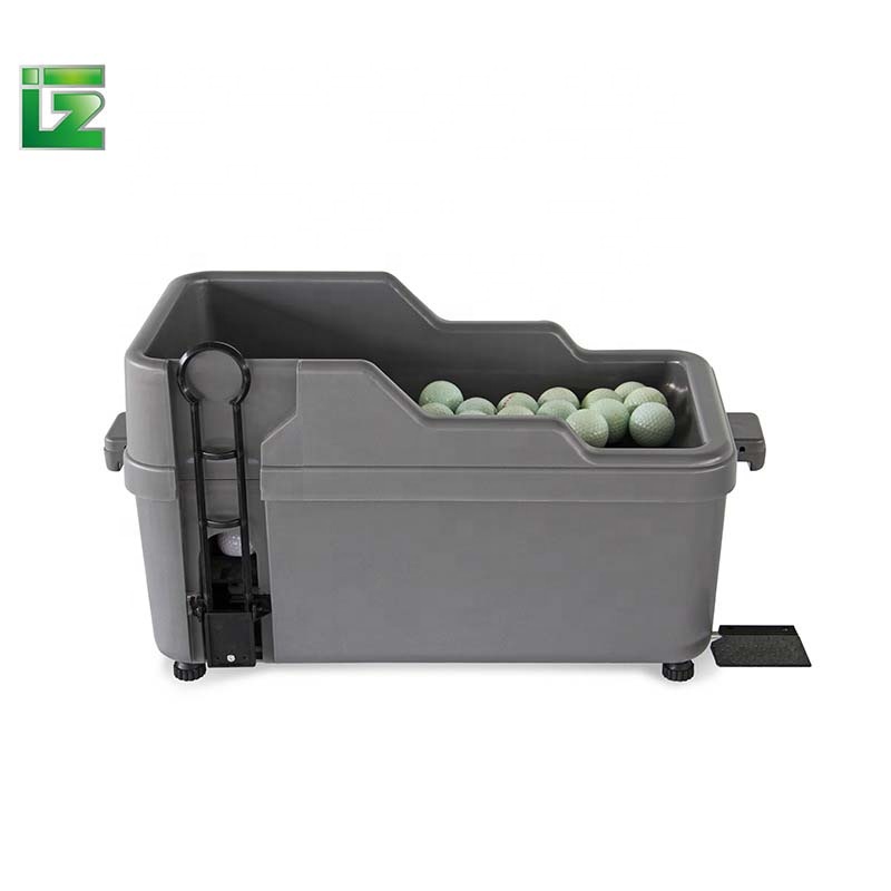Golf Ball Automatic Dispenser ABS Material Powerless Foot Use Golf Training Aids Swing Trainer