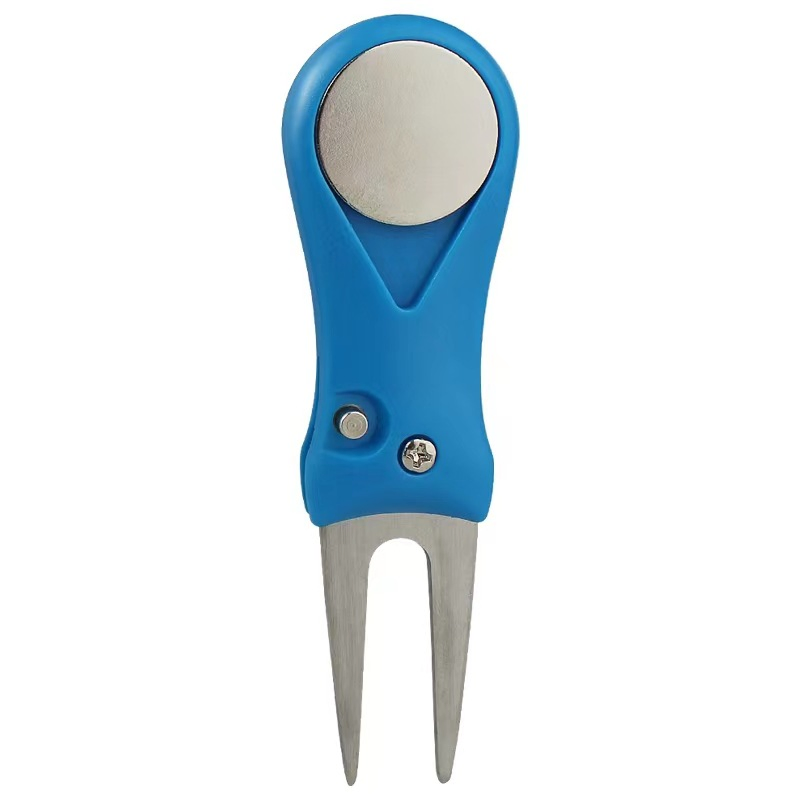 Foldable Golf Divot Repair Fork Ball Marker and Tool Accessories