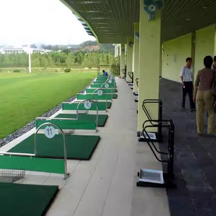 Premium Golf Bag Rack: 8-Tier Storage, Anti-Slip, Weatherproof for Courses, Clubhouses & Home Deposit Price Is