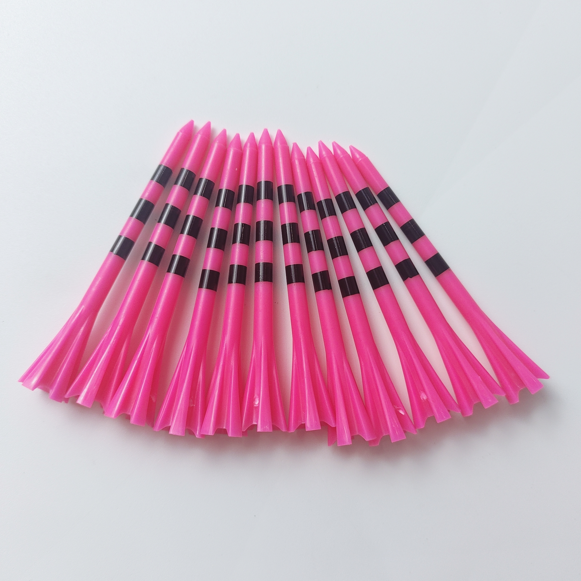 Plastic Golf Tees 3 1/4 Inch, Plastic Golf Tees 5 Prongs Stability Tees, Unbreakable Long Golf Tees