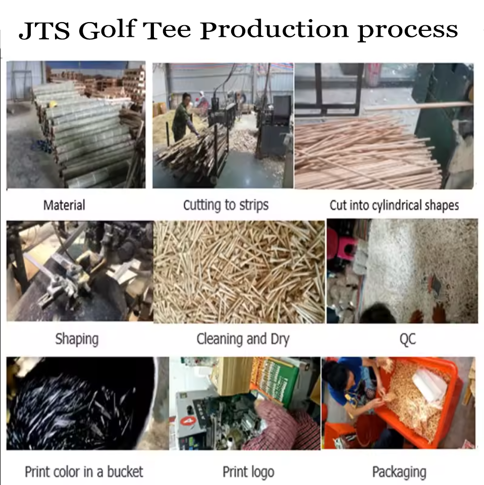 High Quality Golf Tees Low MOQ Tee Golf New Design Logo Golf Tees