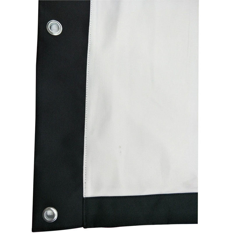 Virtual Low Noise 3D Impact Simulator Premium Indoor Golf Impact Screen Custom Size White Grommets Sale Factory