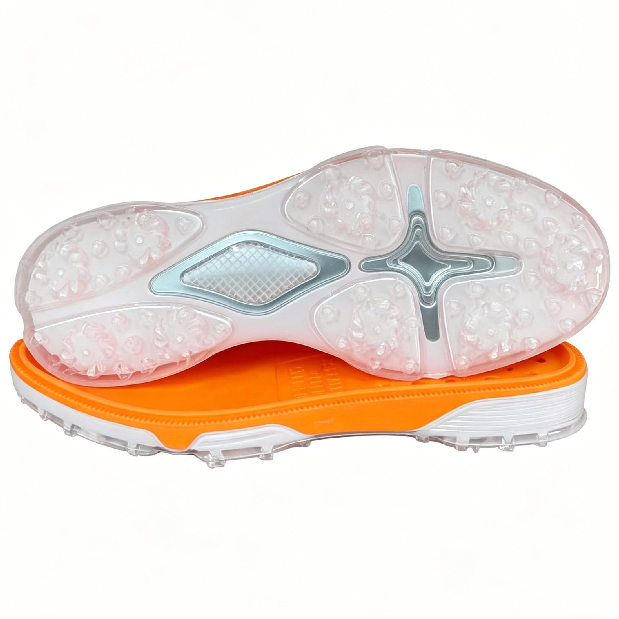Wholesale Removable Rotating Spike Golf Shoe Outsole High Traction Anti Slip Golf Sole