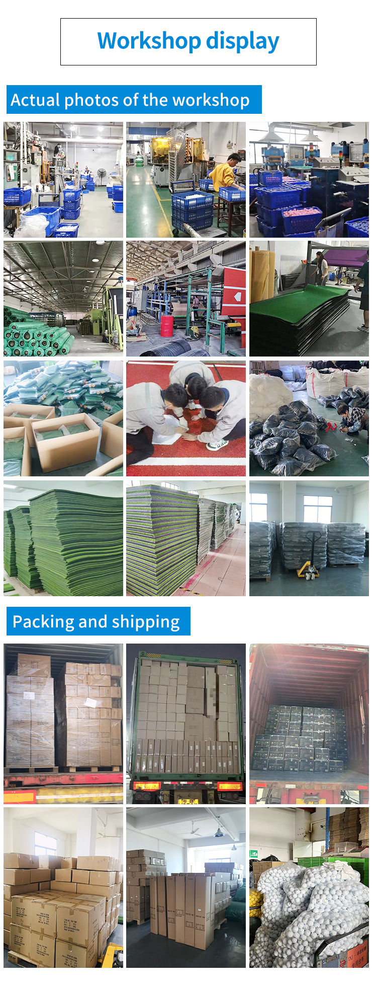 Product Parameters Chart