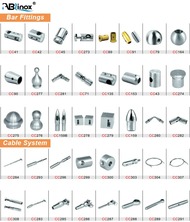 Stainless Steel Adjustable Balustrade Support Handrail Hardware Accessories Detail 3