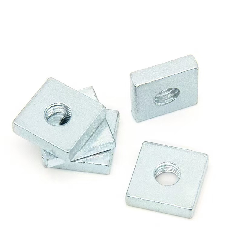 Durable Square Nut Accessories with Galvanized Square Screw Cap Support