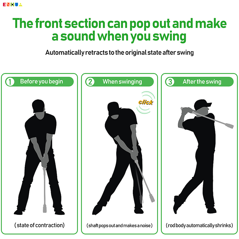 OEM ODM Factory Supply Golf Sound Swing Trainer Warm up Golf Practice Stick Practice Club Equipment for Golf Course