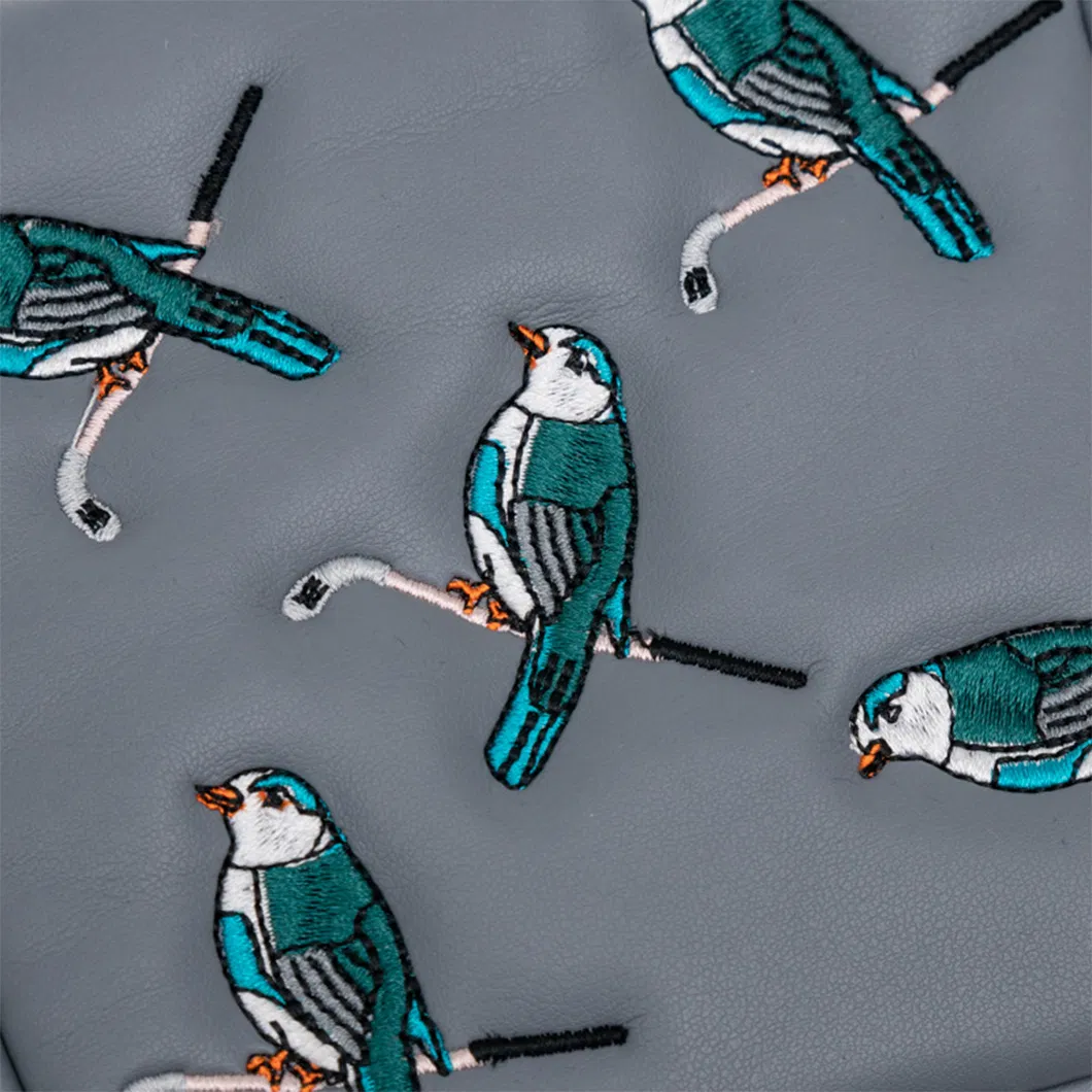 Custom Golf Head Covers PU Leather Mallet Putter Cover with Magnetic Closure Club Protection