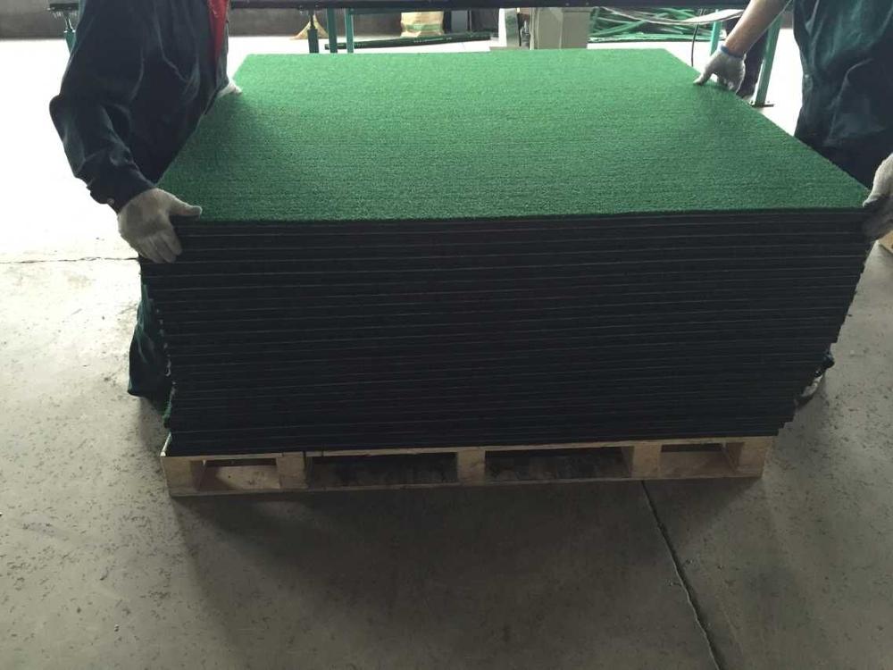 1515B Commercial Factory Made Nylon Turf Golf Training Aids Golf Practice Swing Hitting Driving Range Mat
