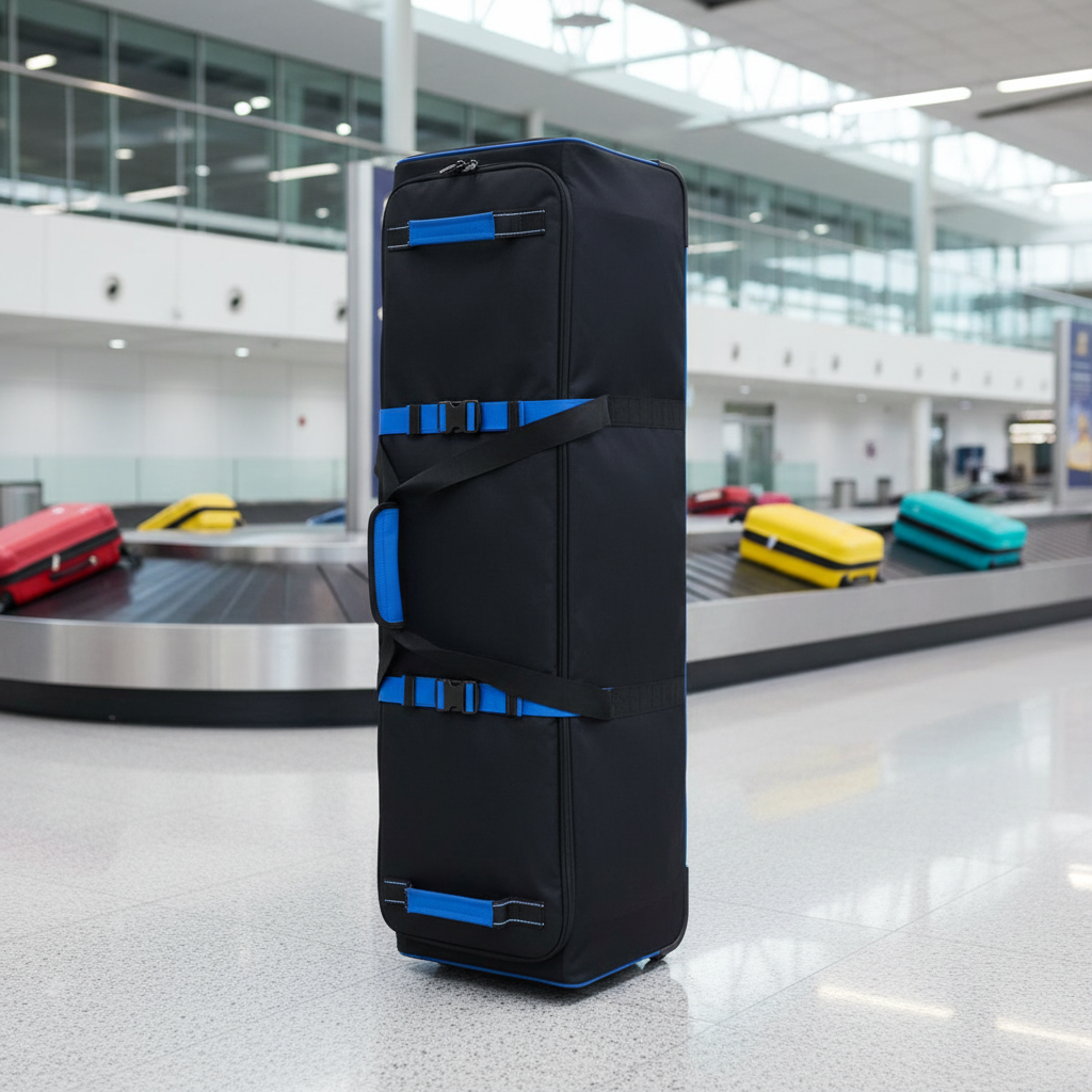 Golf Travel Bag Full-Open Protective Wheeled Airline-Approved Case