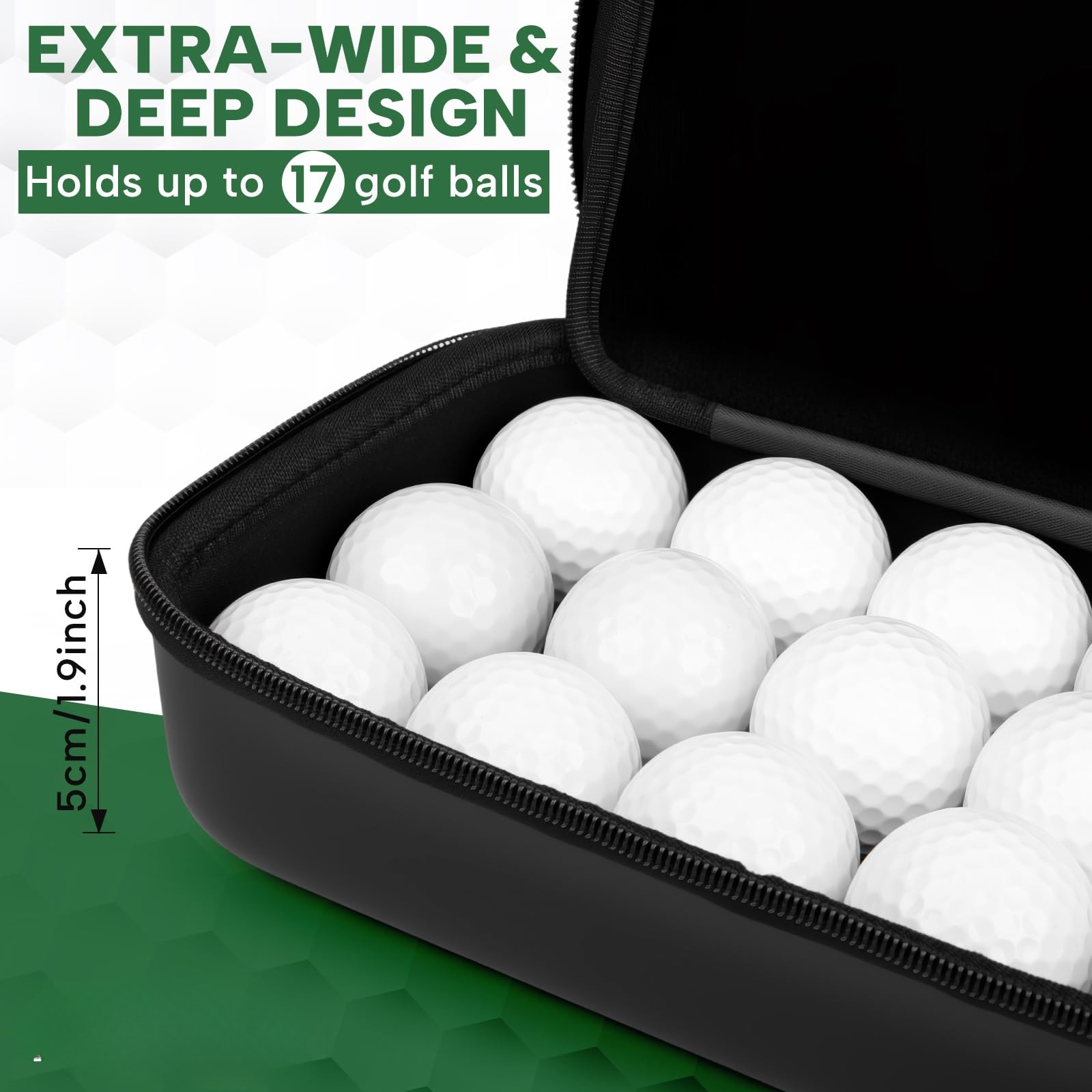 BSCI CE Factory Custom Golf Ball Bags Storage Bag Golf Glove Holder Case with Glove Shaper