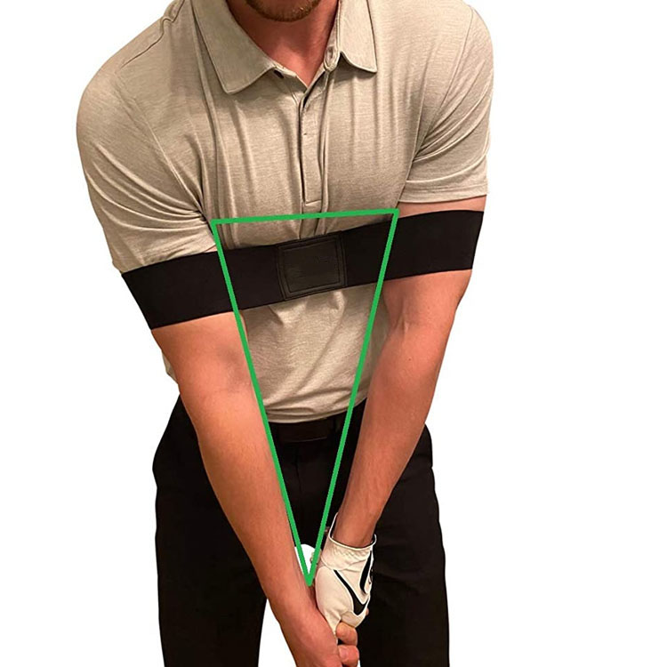 Wholesales Customized Elastic Golf Swing Trainer Arm Band High Quality Golf Swing Training Aids Swing Correction Band