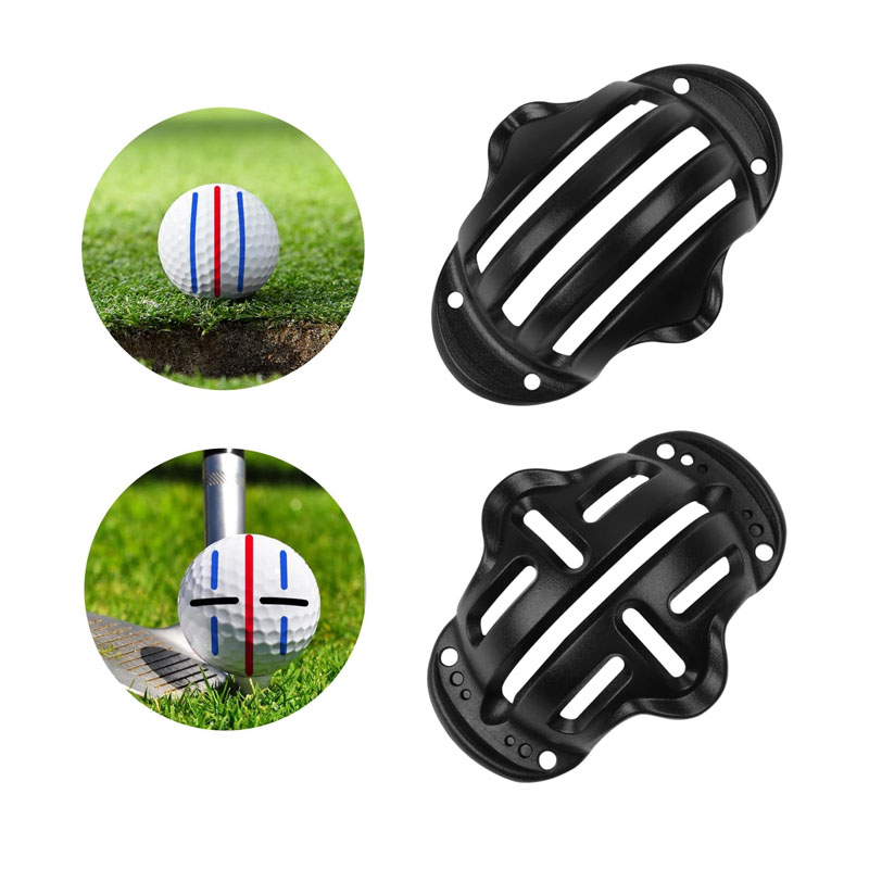 Ready to Ship 2025 New Design Plastic Golf Ball Alignment and Identification Tool Ball Marker Tool in Sport Style