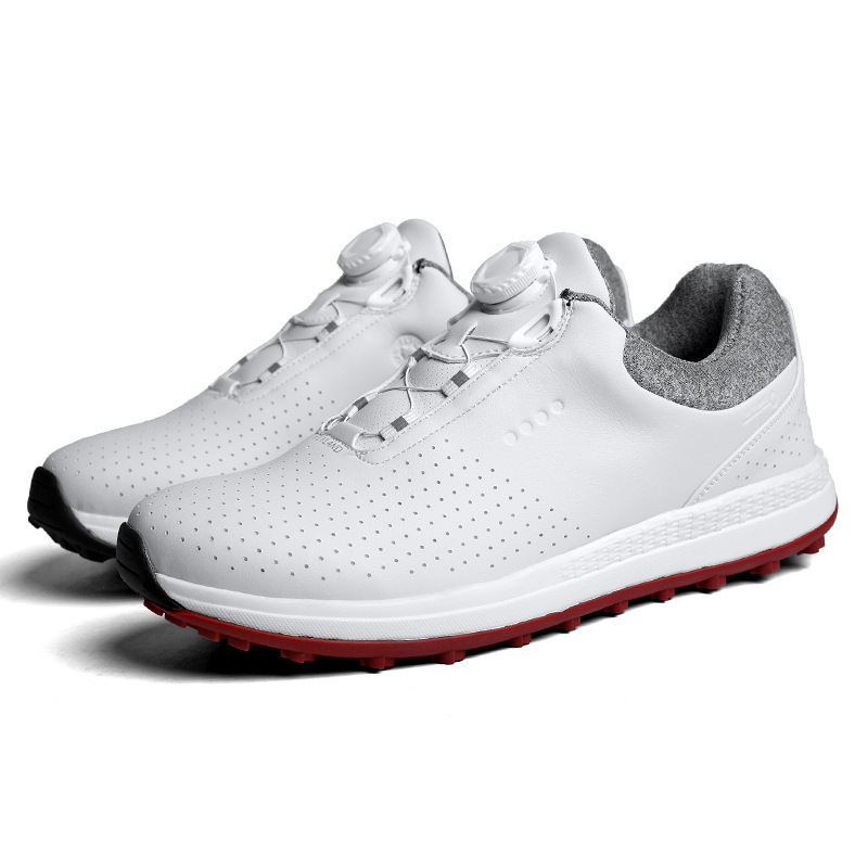 Spring/Summer Golf Shoes for Men Cotton Lined Spikes Non-Slip Traction Nubs Casual Outdoor Sports