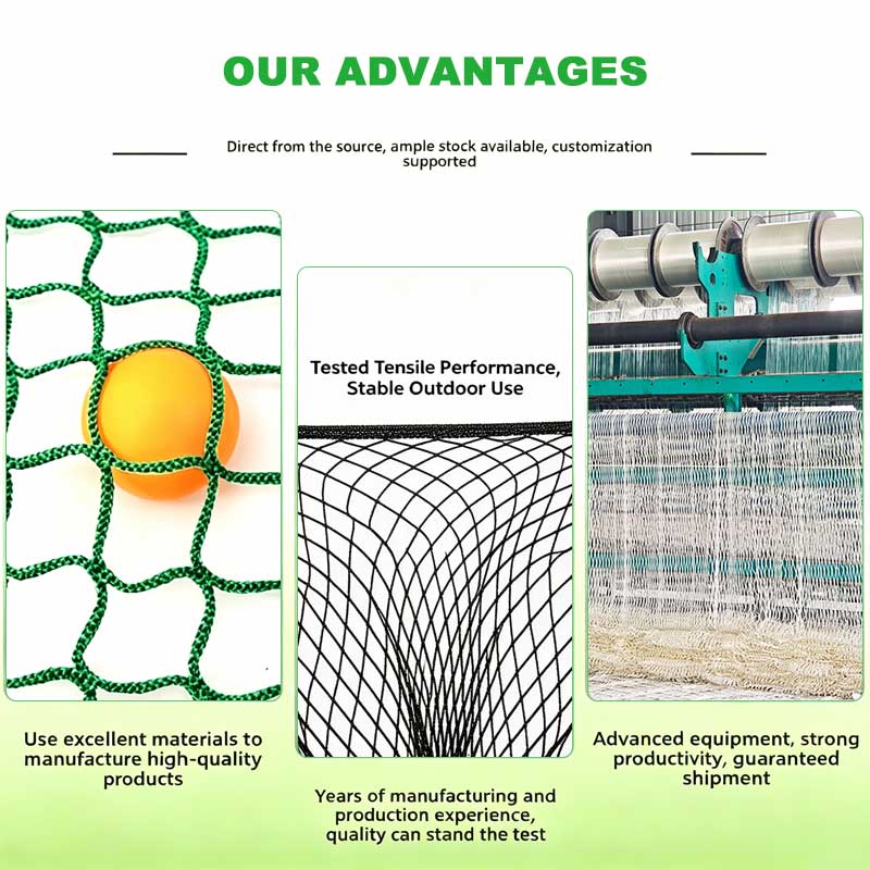 Indoor Outdoor Customizable Heavy Duty Z-Shaped Golf Net Golf Driving Range Hitting Chipping Practice Training Net