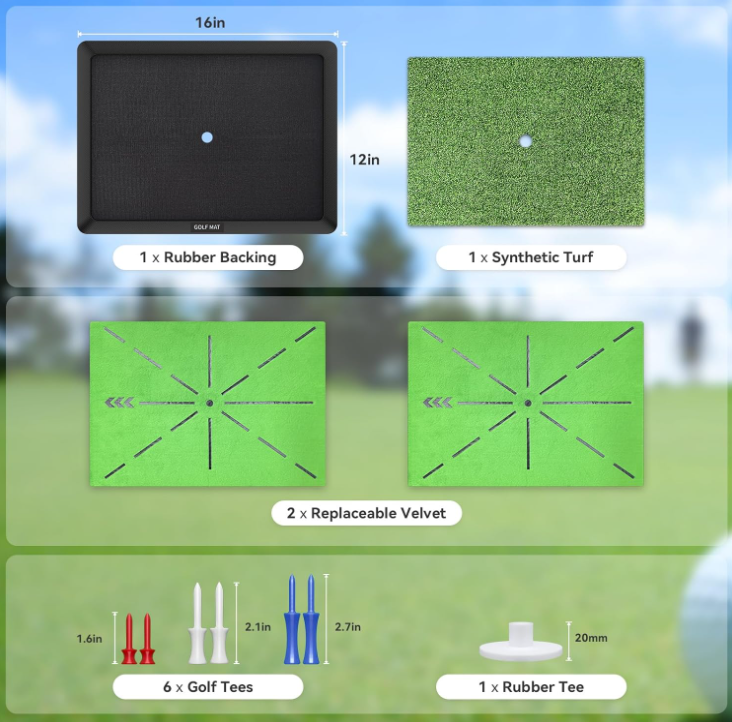 Golf Hitting Mat Detail 5