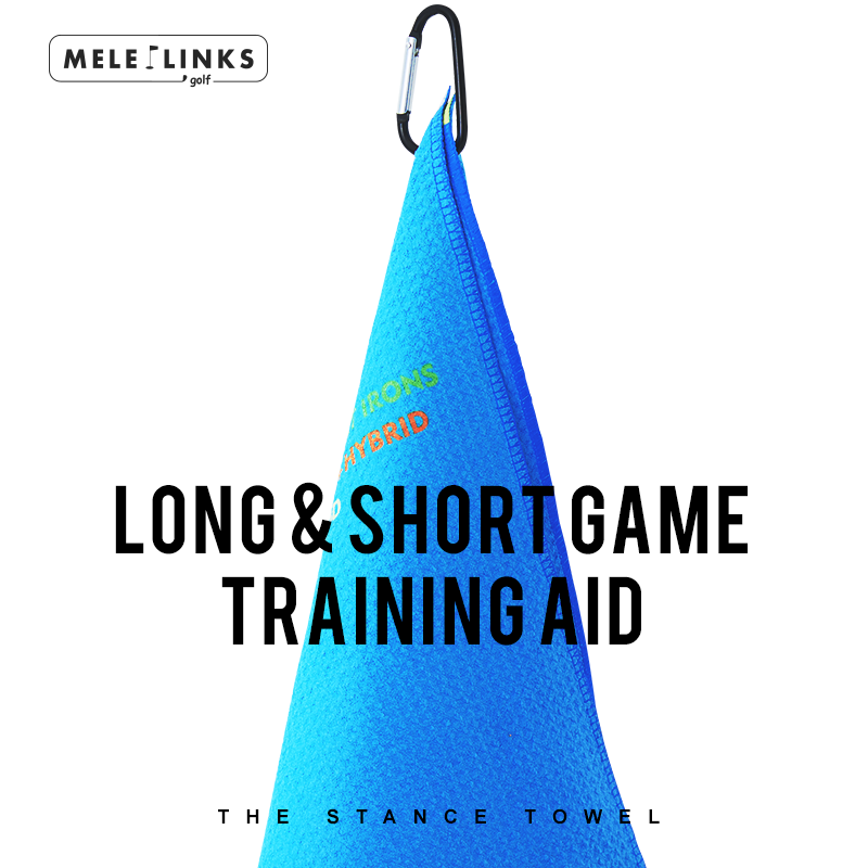 Golf Long Short Game Training Aid Golf Towel Cleaning Towel Position Trainer Golf Swing Training