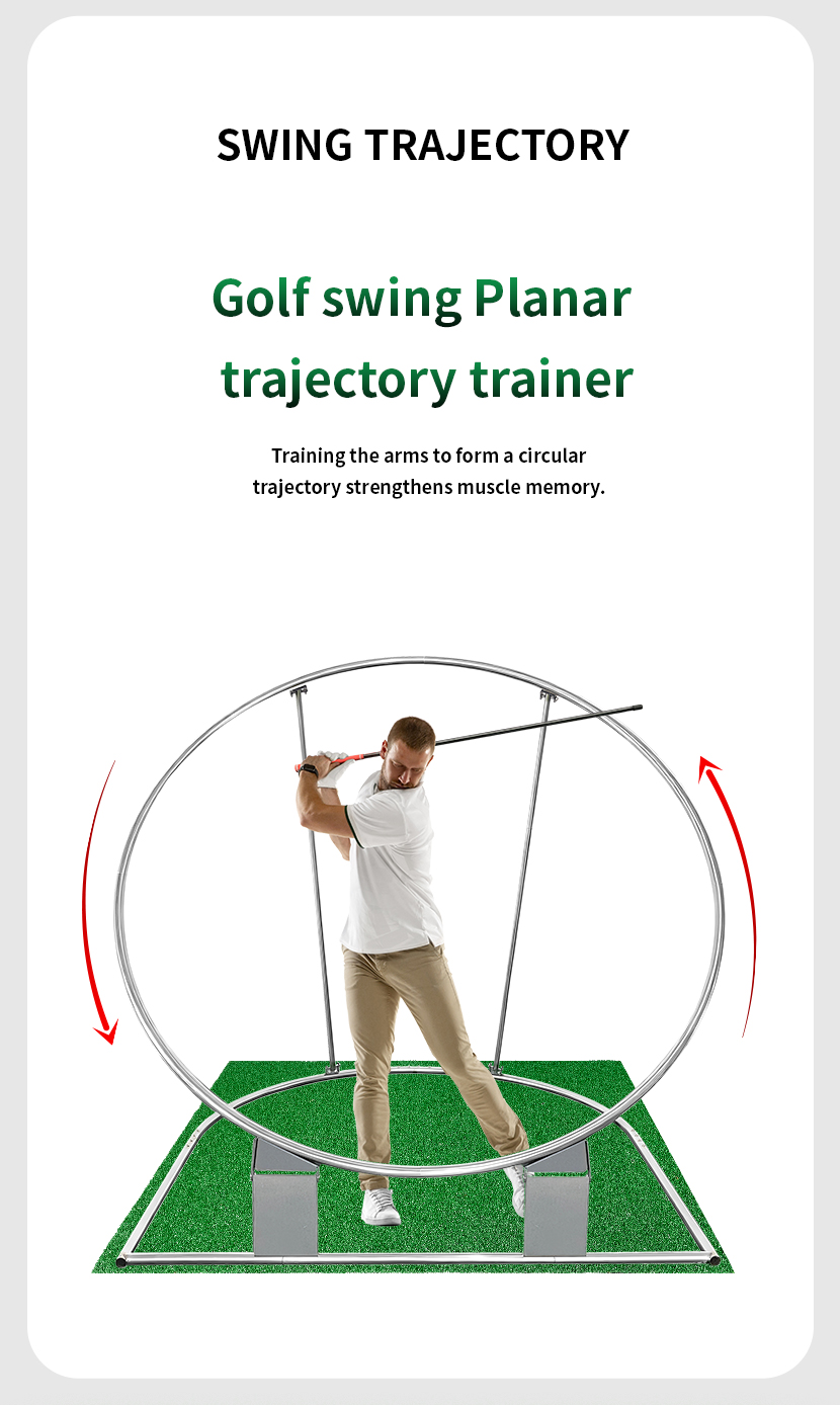 Factory Golf Swing Plane Trainer Frame Golf Plane Swing Correction Golf Swing Plane Trainer