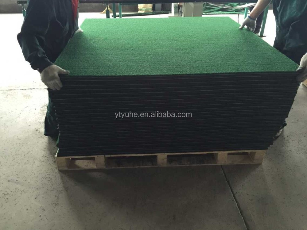 1515B Commercial Factory Made Nylon Turf Golf Training Aids Golf Practice Swing Hitting Driving Range Mat
