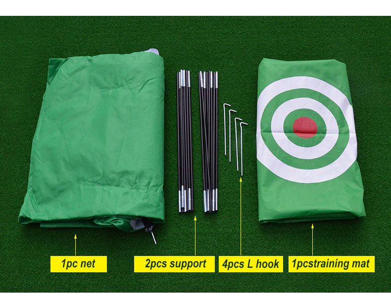 Indoor/Outdoor Training Golf Hitting Net with Target Practical Chipping Practice Net