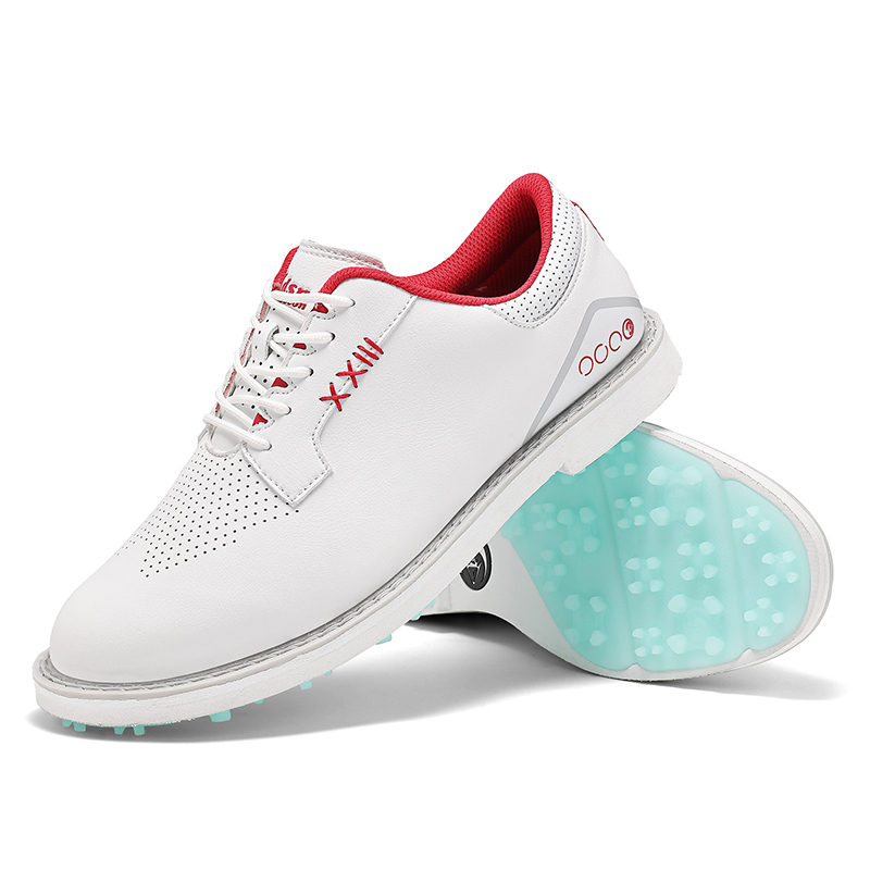 New Men's Professional Golf Shoes Anti-Slip Spiked Sole with High Traction Comfortable Outdoor Shoes Wholesale