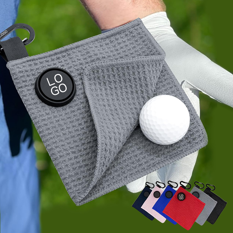 Waffle Golf Towel Detail 1