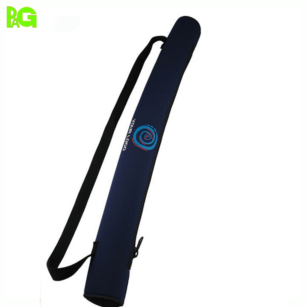 RYO Waterproof Insulated Neoprene Sling Shoulder Travel Golf Bag Beer Bag Shop Beer Bottle Holder 6-Piece Canned Tube Cooler Bag