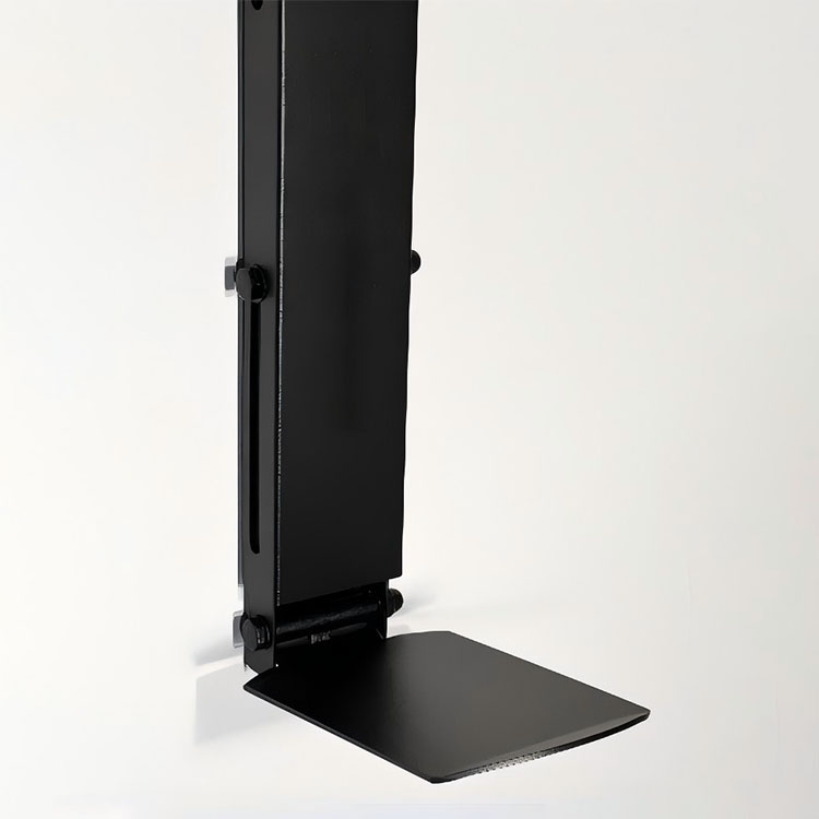 JH-Mech Golf Bag Storage Rack for Golfing Bag Regular Black Metal Wall Mount Golf Bag Storage Stand