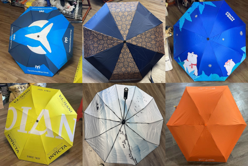 Folding Umbrella Banner