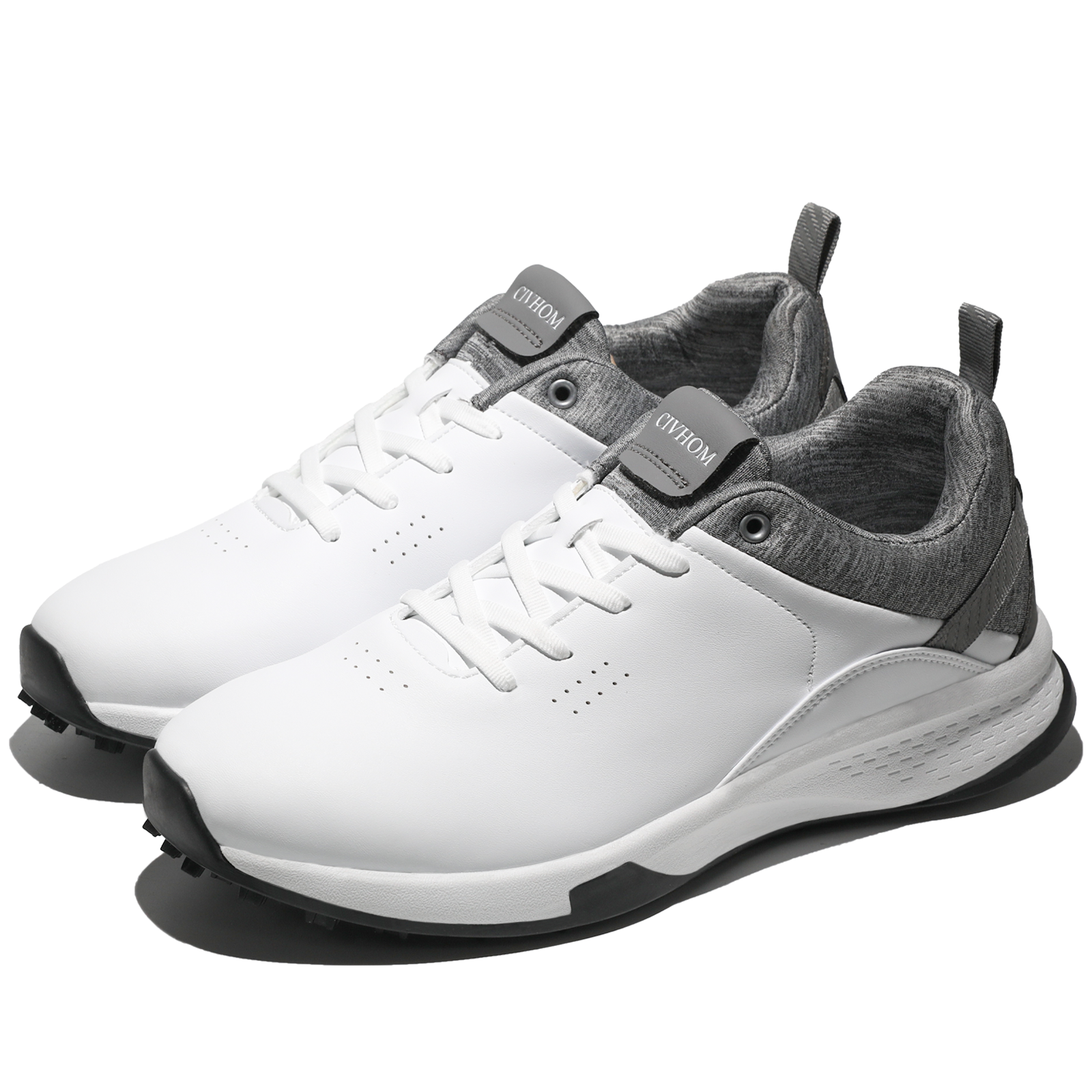 Men's Performance Golf Shoes Spike Less Golf Trainers with Enhanced Traction Outsole Athletic Shoes for Course and Driving Range