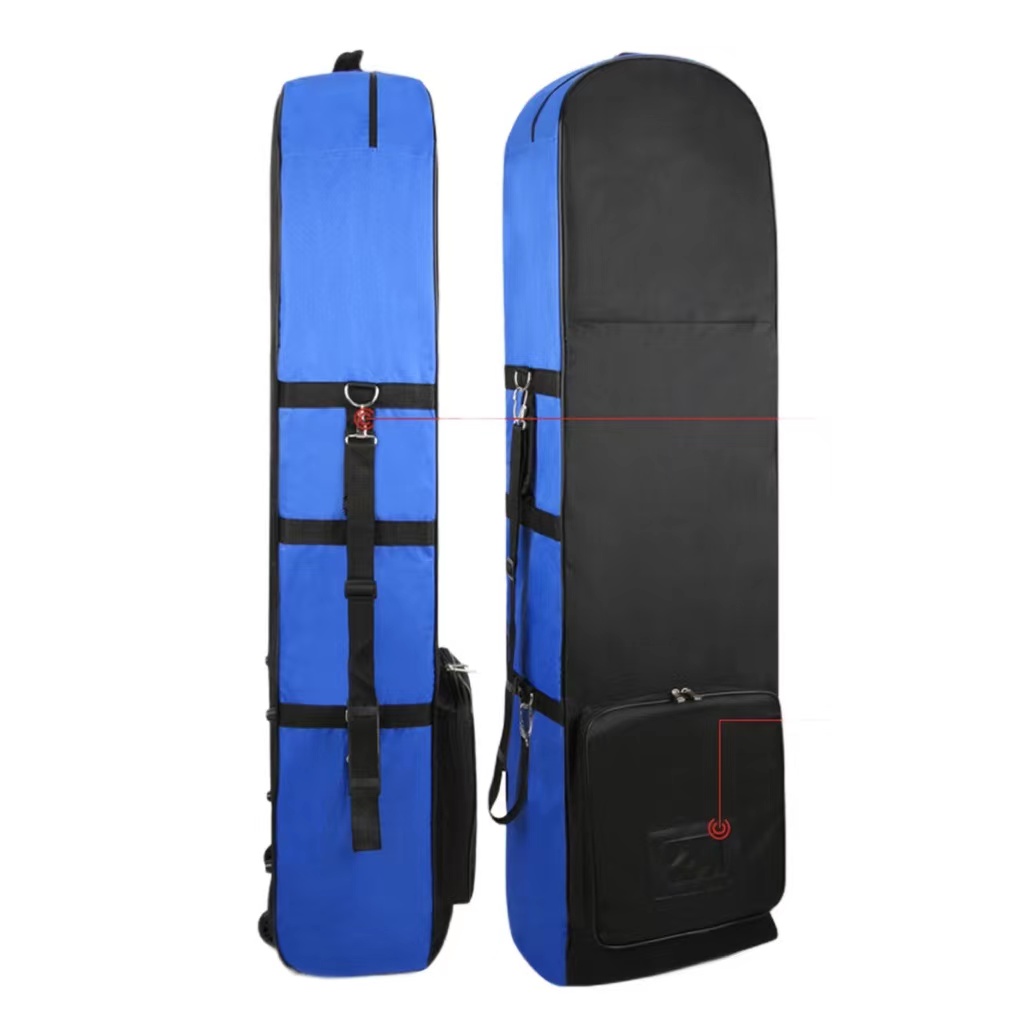 Durable Foldable Golf Equipment Travel Covers Aviation Golf Cases Portable Golf Travel Bag with Wheels