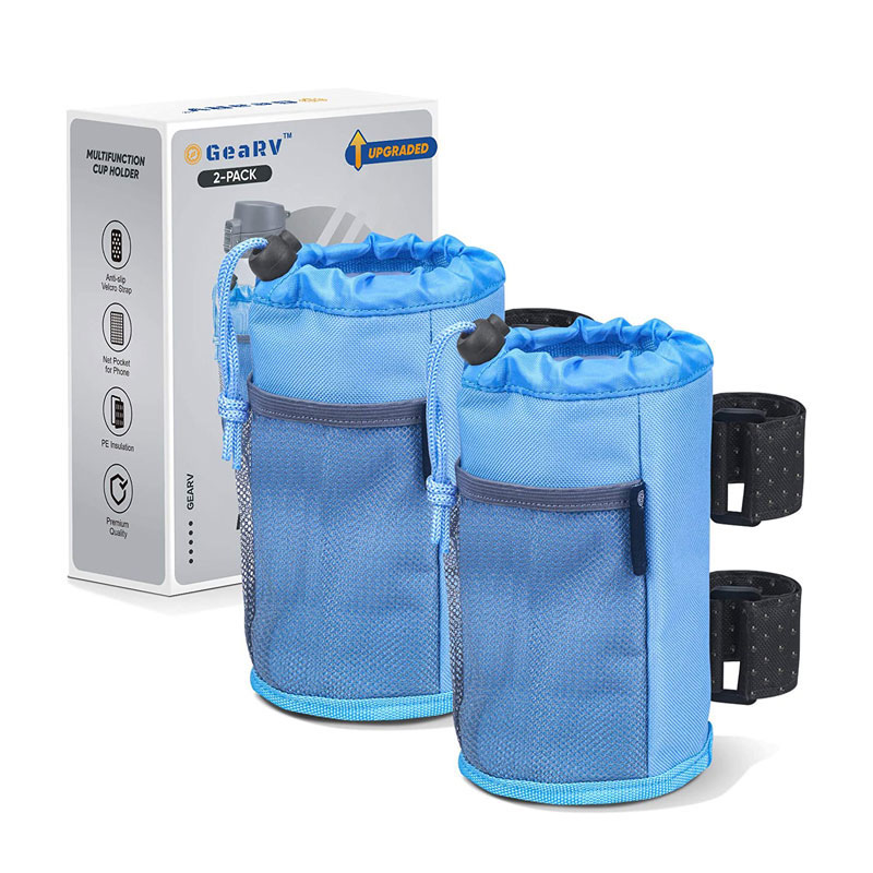 Top Quality Insulated Bike Cup Holder for Mountain Bike Motorcycle Adjustable Durable Baby Bottle Bag Golf Cart Bag