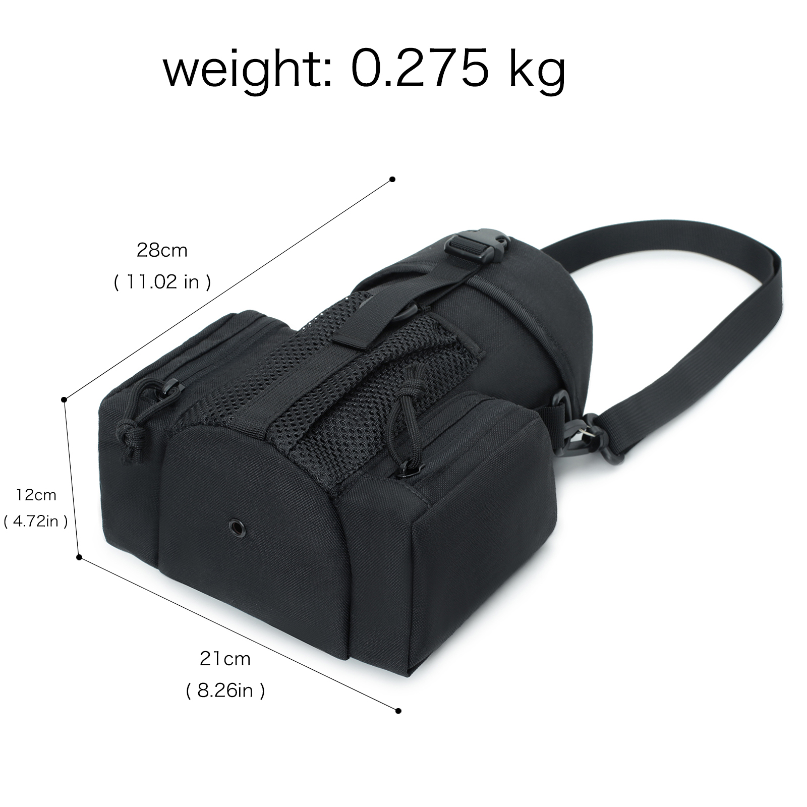 Molle Water Bottle Holder, Sports Bag 1000D Nylon Tactical Molle Water Bottle Pouch, Hydration Carrier for Camping Mesh Pocket
