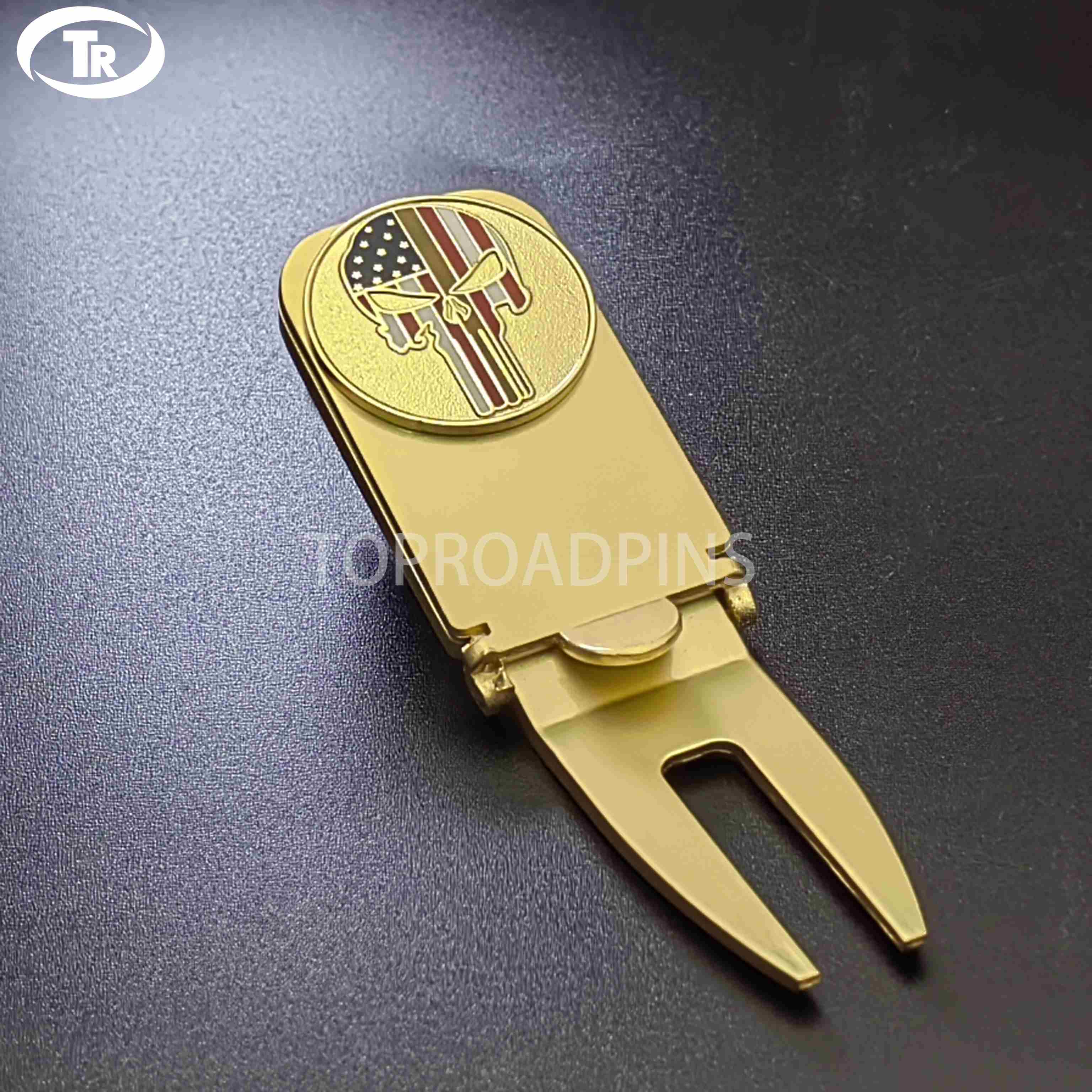 Customized Luxury Golf Club Gift Set Sport Divot Repair Tool Cigar Holder Made Zinc Alloy Metal Stainless Steel Iron