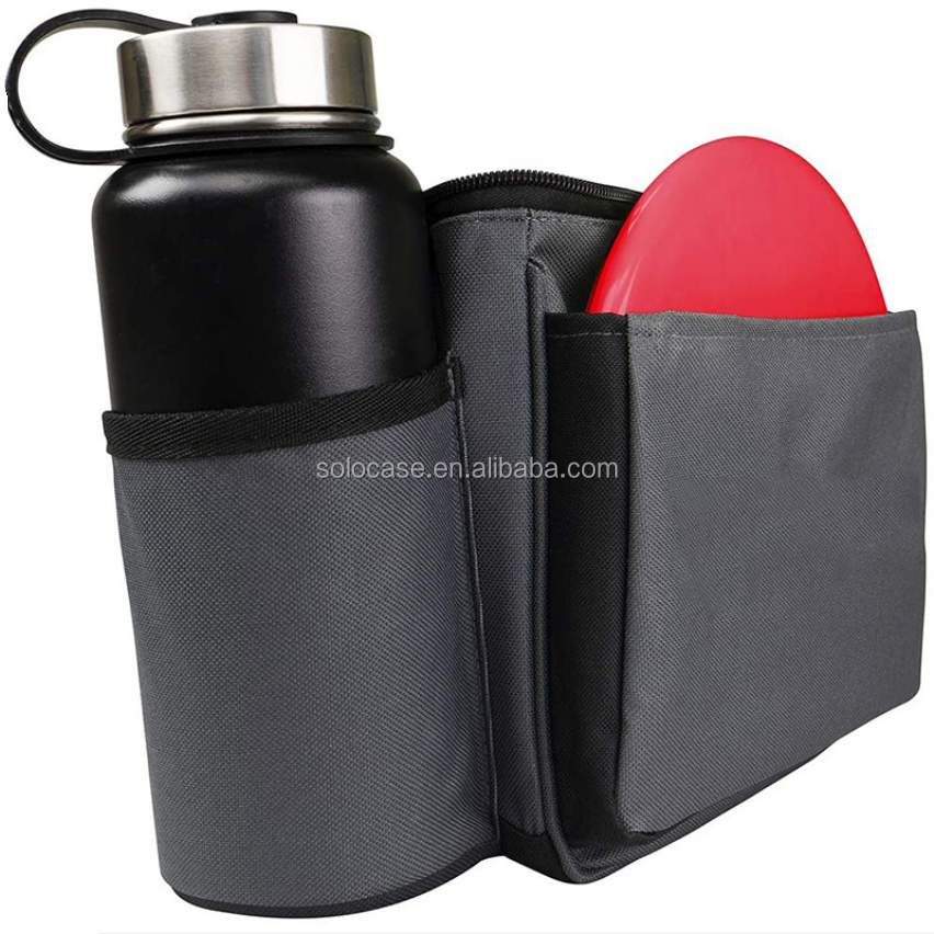 Lightweight Disc Golf Starter Gym Bag with Convenient Bottle Holder Pocket