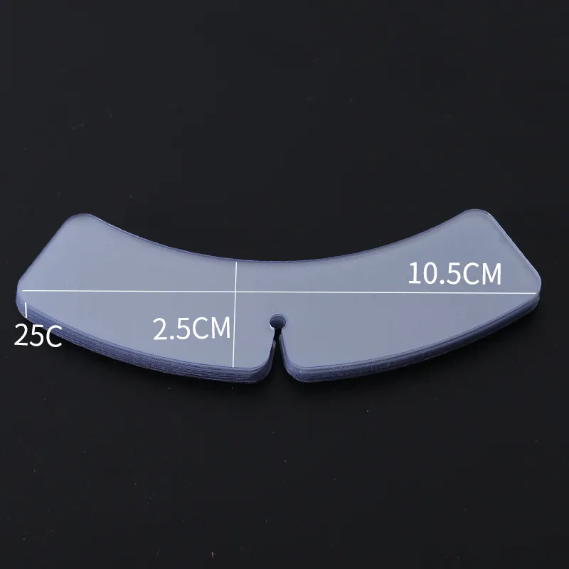 Plastic Support Smooth PVC Shirt Collar Plastic Sheets Other Garment Accessories