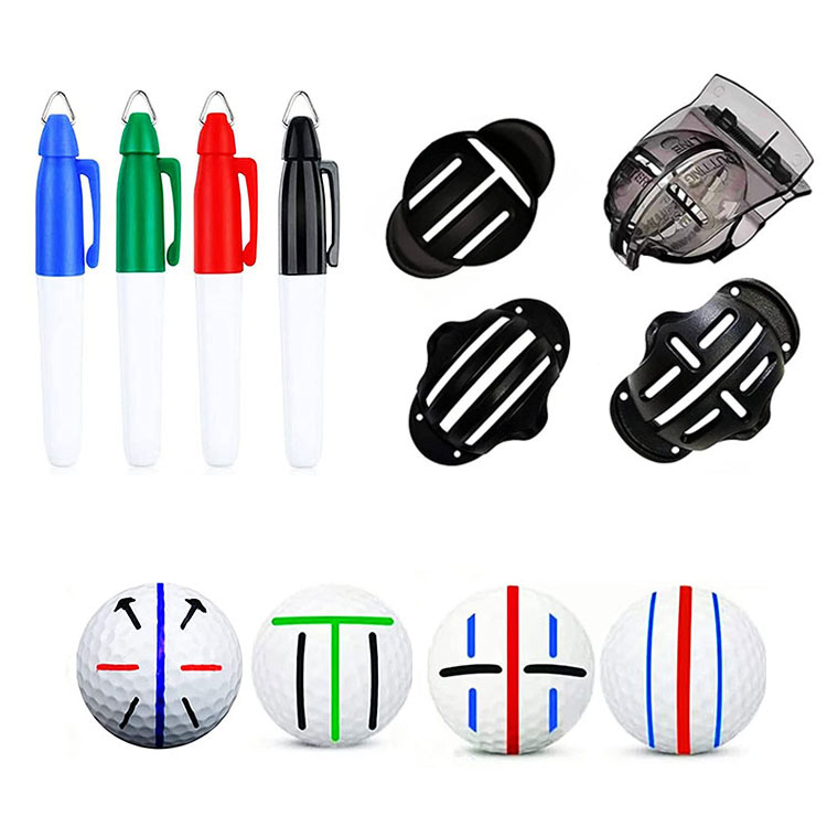 Golf Accessories Ball Markers Golf Ball Line Marker Tool Golf Ball Alignment and Identification Tool