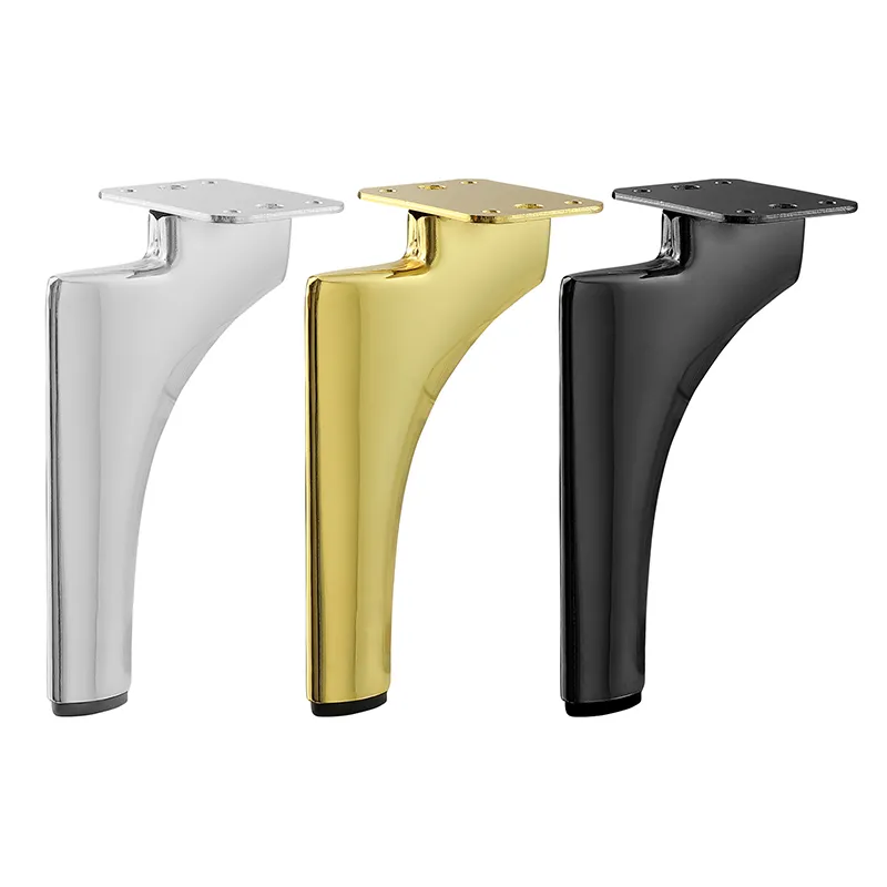 Thick Straight Tapered 7 Type Sofa Legs Kitchen Cabinet Legs Black Support Leg Accessories for Cabinets