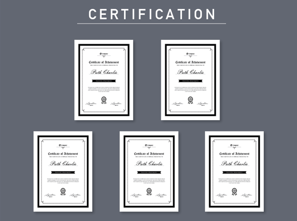 Company Certification and Standard