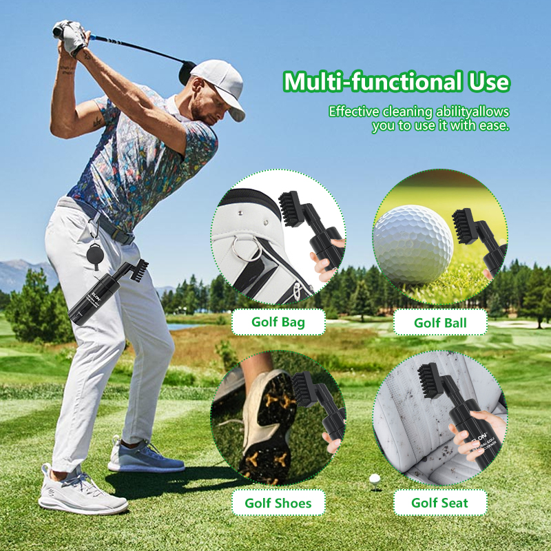 Premium Natural 150ml Club Cleaner Golf Accessories Kit 5oz Golf Club Grip Cleaning Kit with Brush and Towel
