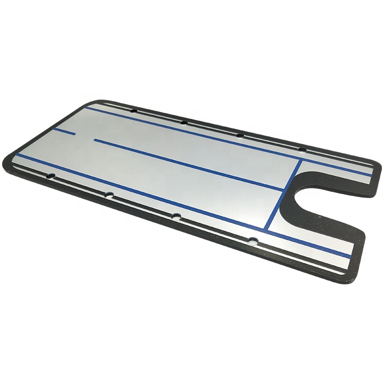 Custom Logo Golf Alignment Mirror Training Aid Equipment Putting Green Swing Trainer with Mirror and Gate
