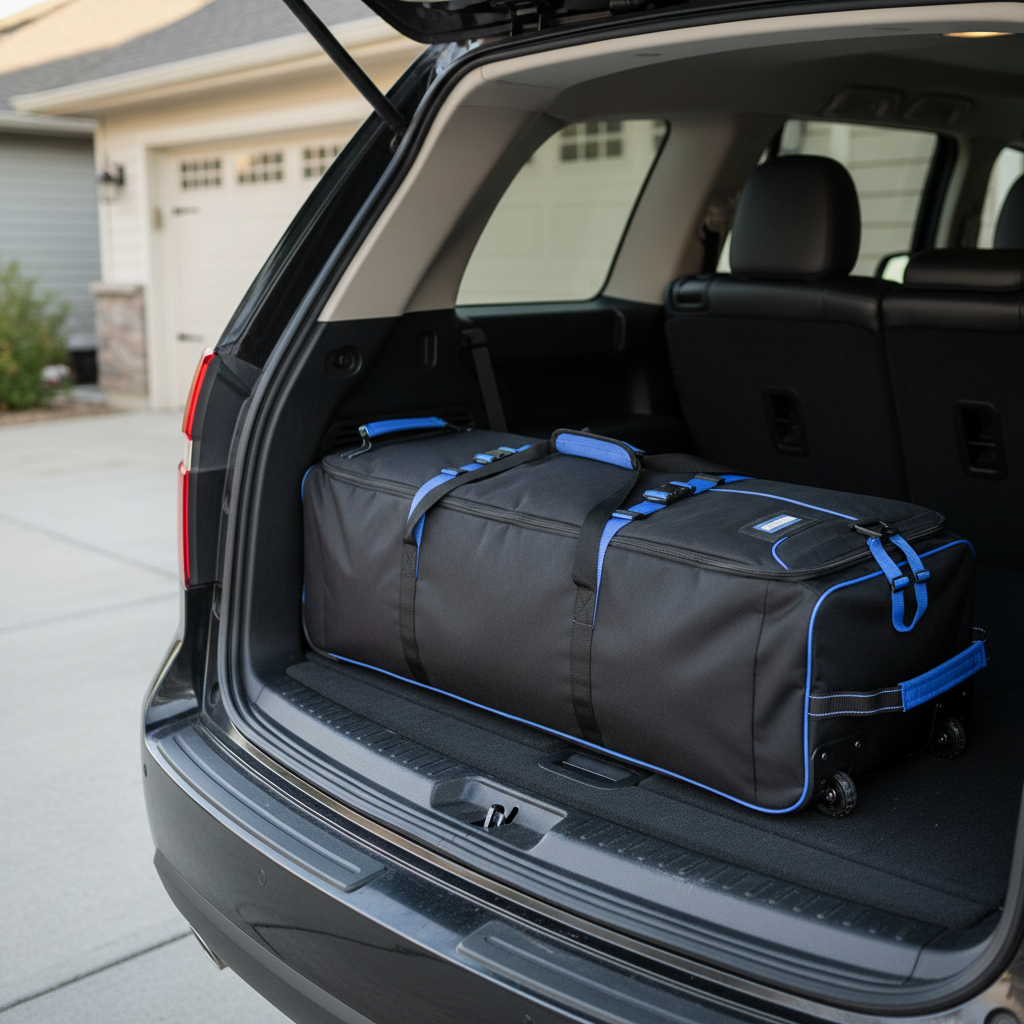 Golf Travel Bag Full-Open Protective Wheeled Airline-Approved Case
