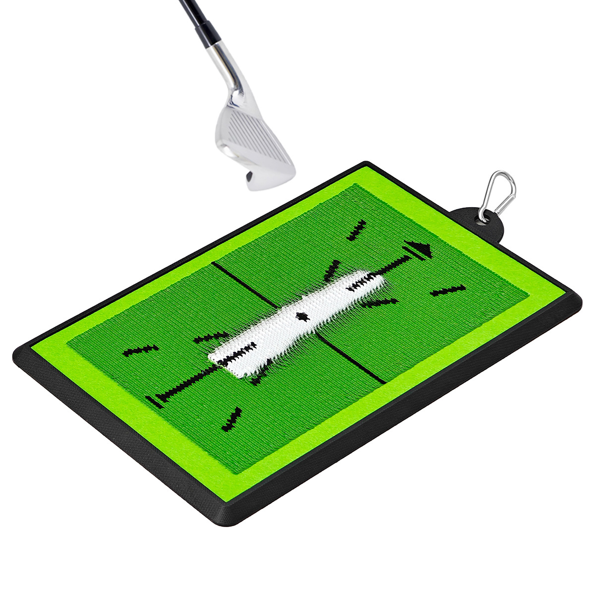Golf Hitting Mats Training Equipment Golf Chipping Mat For Swing Path Mats Feedback With Non-Slip Rubber Backing Swing Training