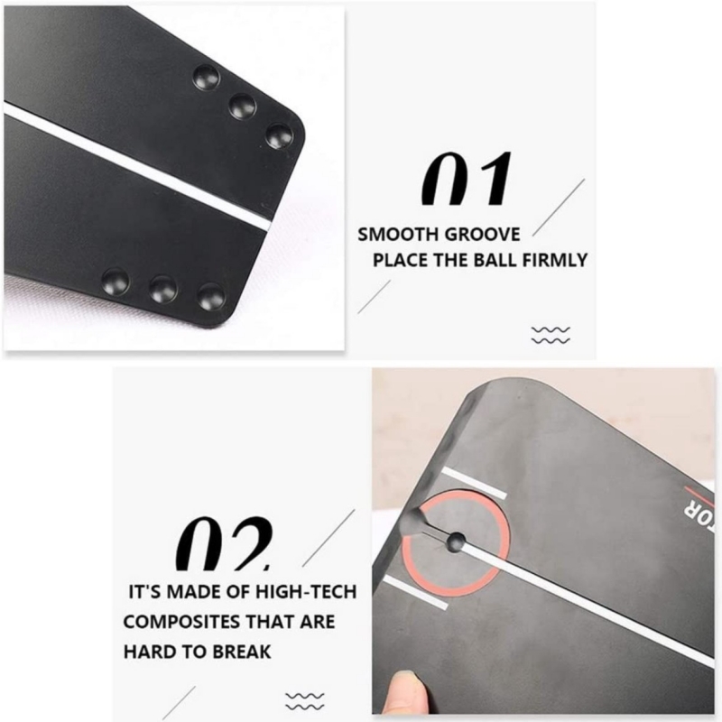 OEM LOGO Golf Putting Aid Training Tool Putter Face Alignment Starting Line Impact Stroke Perfect for Indoor Outdoor Practice