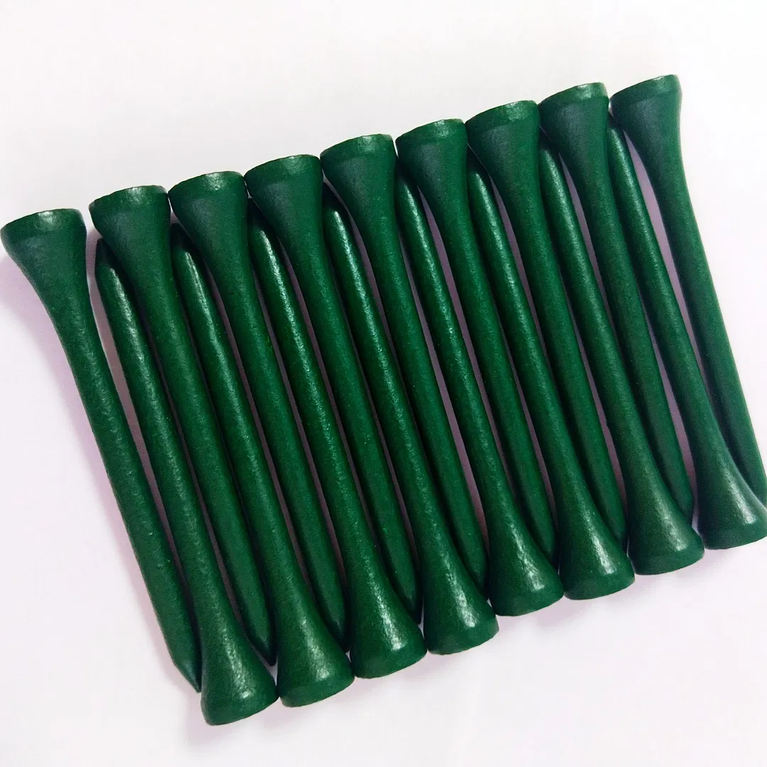 Gold Golf Tees - Custom Wood Golf Tee Holder