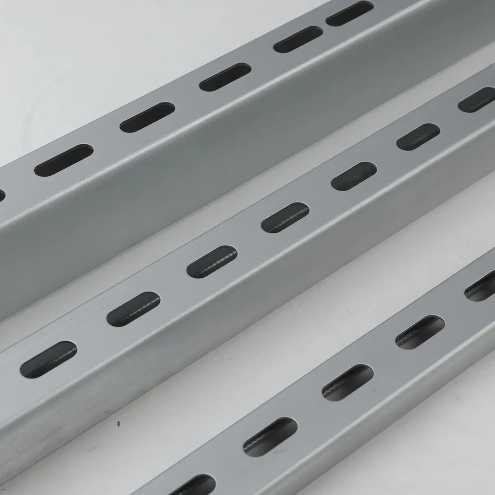 Vertical Support Accessory Galvanized C-Shaped Steel Strut Channel Accessory for Versatile Applications
