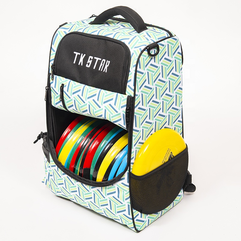 Luxury Disc Golf Hydration Bag With Wet Dry Side Water Bottle Pocket for Men Women Tournament Golf Grip Equipment Carrier