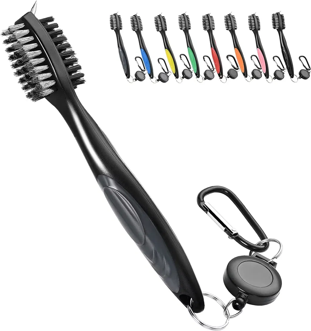 Golf Accessories 3 in 1 Golf Club Brush